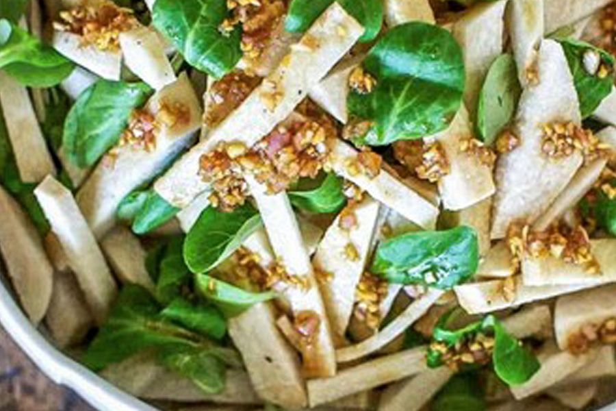 Jicama Walnut Baby Spinach Salad Swiss Butchery 上海阿儒可食品商贸有限公司